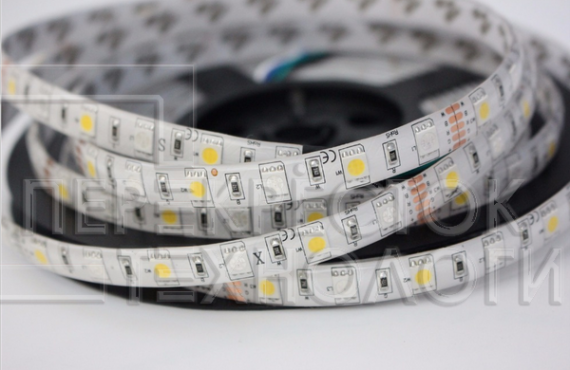 Светодиодная лента smd5050, 7.2В, 60led, IP20, 12V, standart RGBW