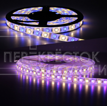 Светодиодная лента smd5050, 7.2В, 60led, IP20, 12V, standart RGBW