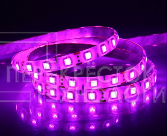 Светодиодная лента smd5050, 60led, IP20, 12V, standart Pink