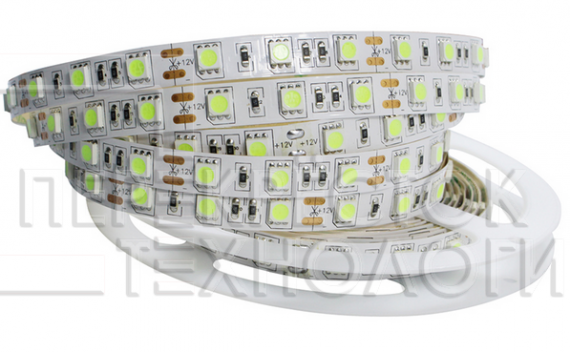 Светодиодная лента smd5050, 60led, IP20, 12V, standart Purple