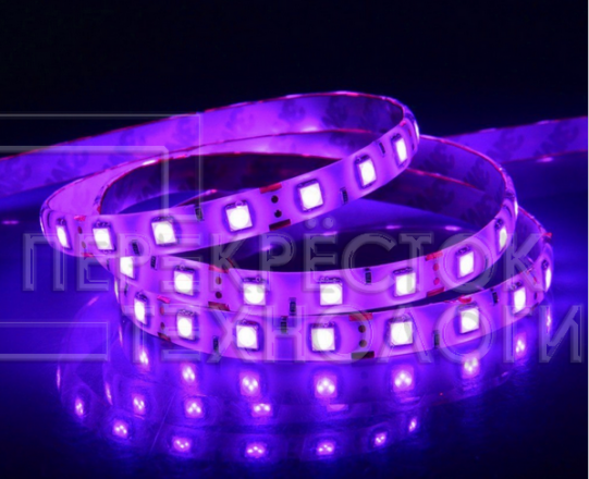 Светодиодная лента smd5050, 60led, IP20, 12V, standart Purple