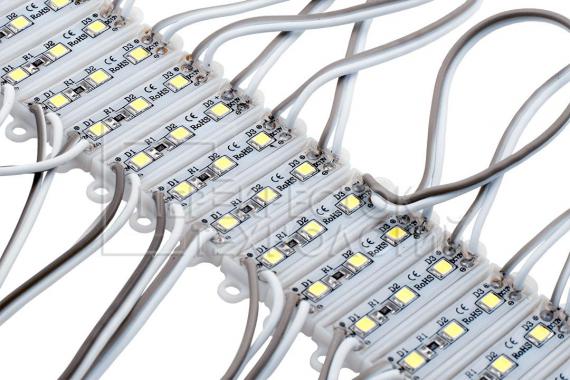 Кластер 2835 мини 3LED 0,48Вт 12В IP65